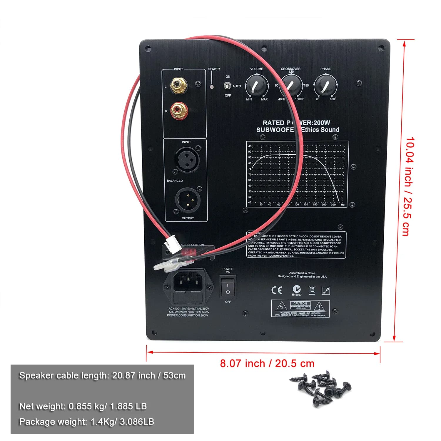 2025NEW HIFI – carte d'amplificateur de caisson de basses