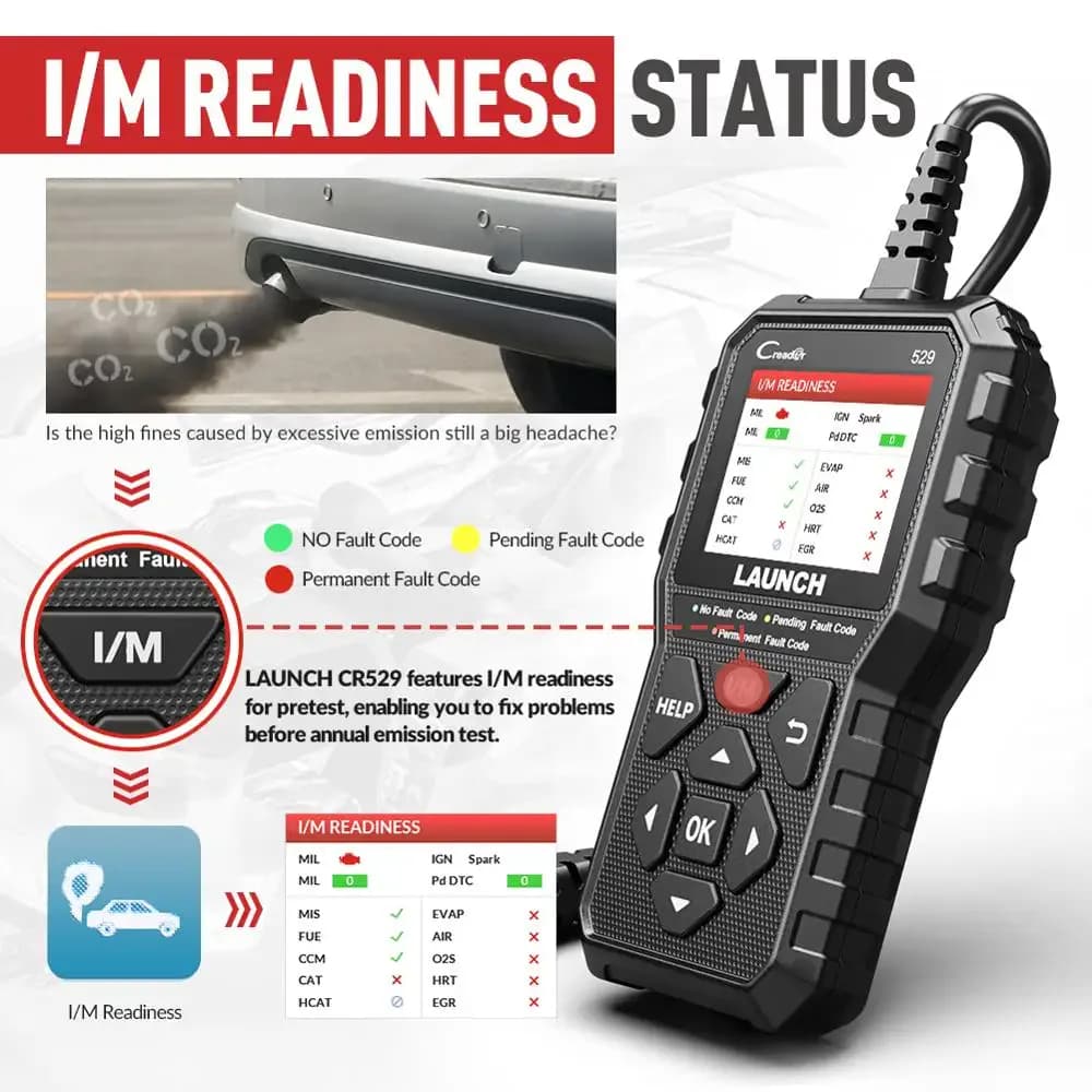 Nouveau launch Creader 529 OBD2 Scanner outil de Diagnostic