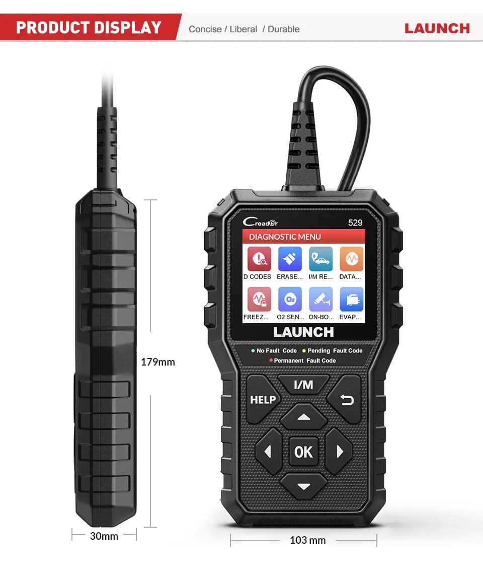 Nouveau launch Creader 529 OBD2 Scanner outil de Diagnostic