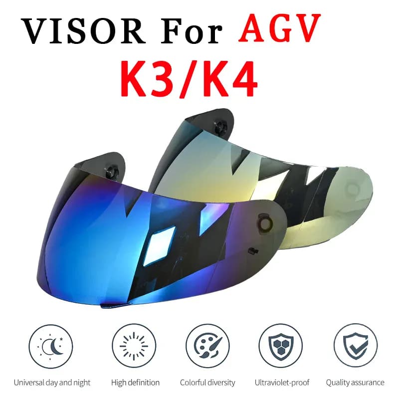 Écran de remplacement pour casque de moto AGV K3 et K4