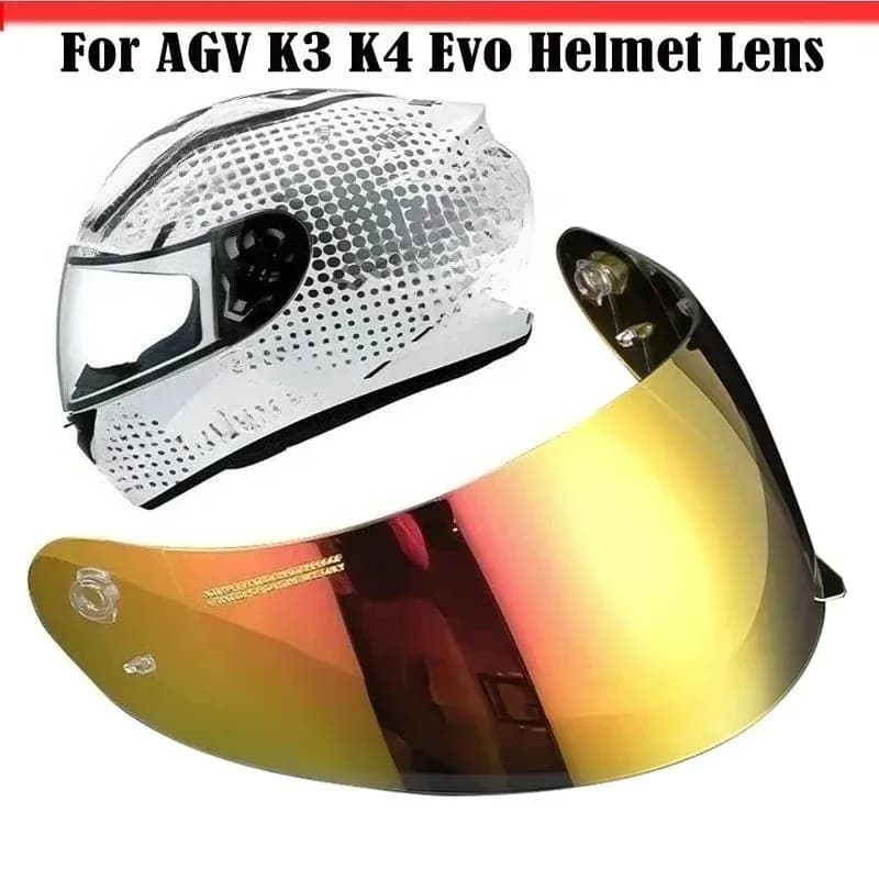Casque de moto bouclier intégral visière lentille bouclier