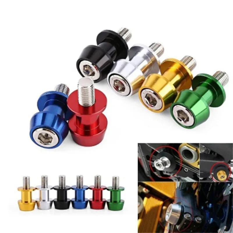Bobines de bras oscillant de support de moto en aluminium