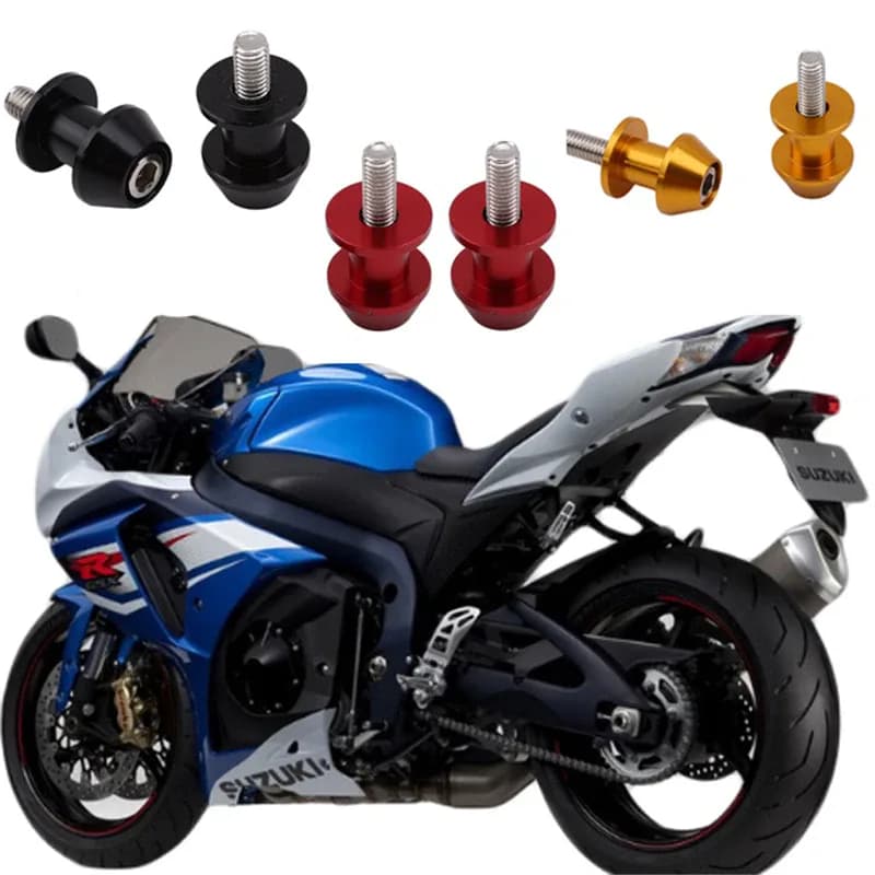 Bobines de bras oscillant de support de moto en aluminium