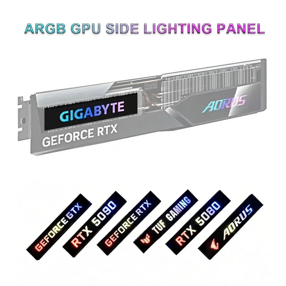 Panneau latéral ARGB pour GPU RTX 5080 5090 Mini VGA