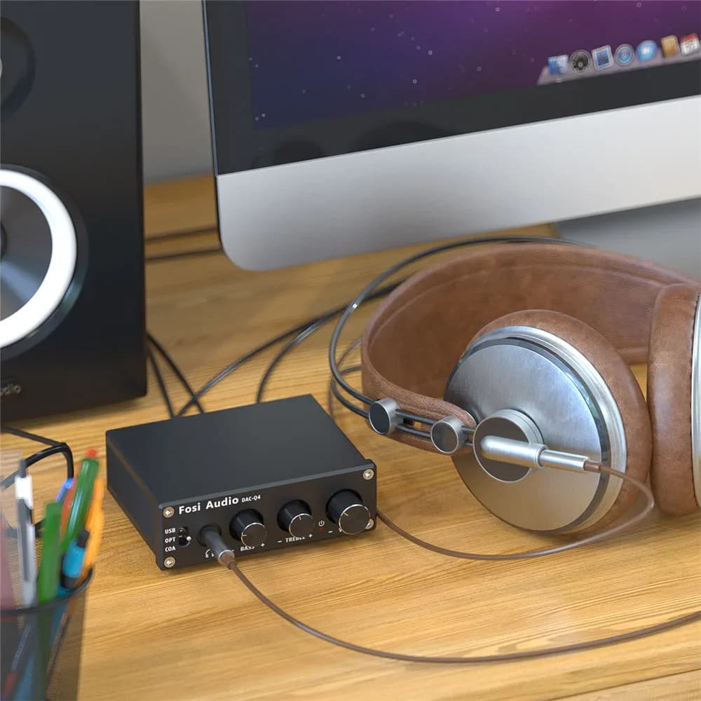 Fosi Audio Q4 Mini stéréo USB Gaming DAC et amplificateur