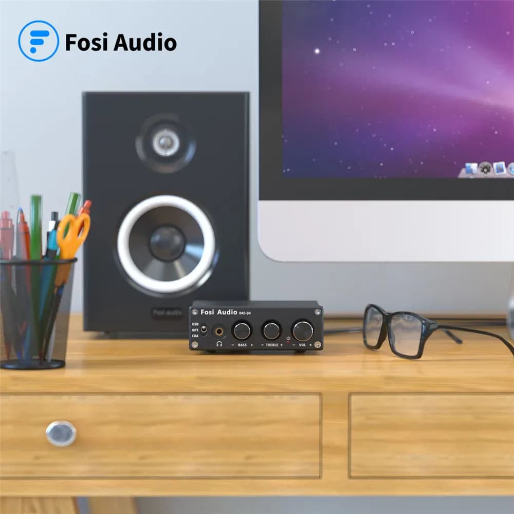 Fosi Audio Q4 Mini stéréo USB Gaming DAC et amplificateur