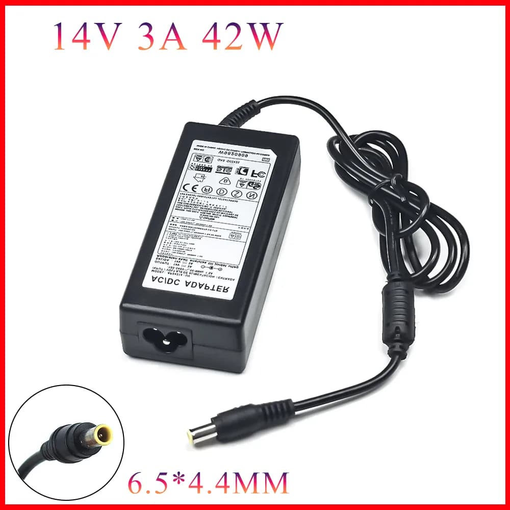 Adaptateur AC/DC 14V 3A 42W 6.5x4.4MM A4514-DSM pour
