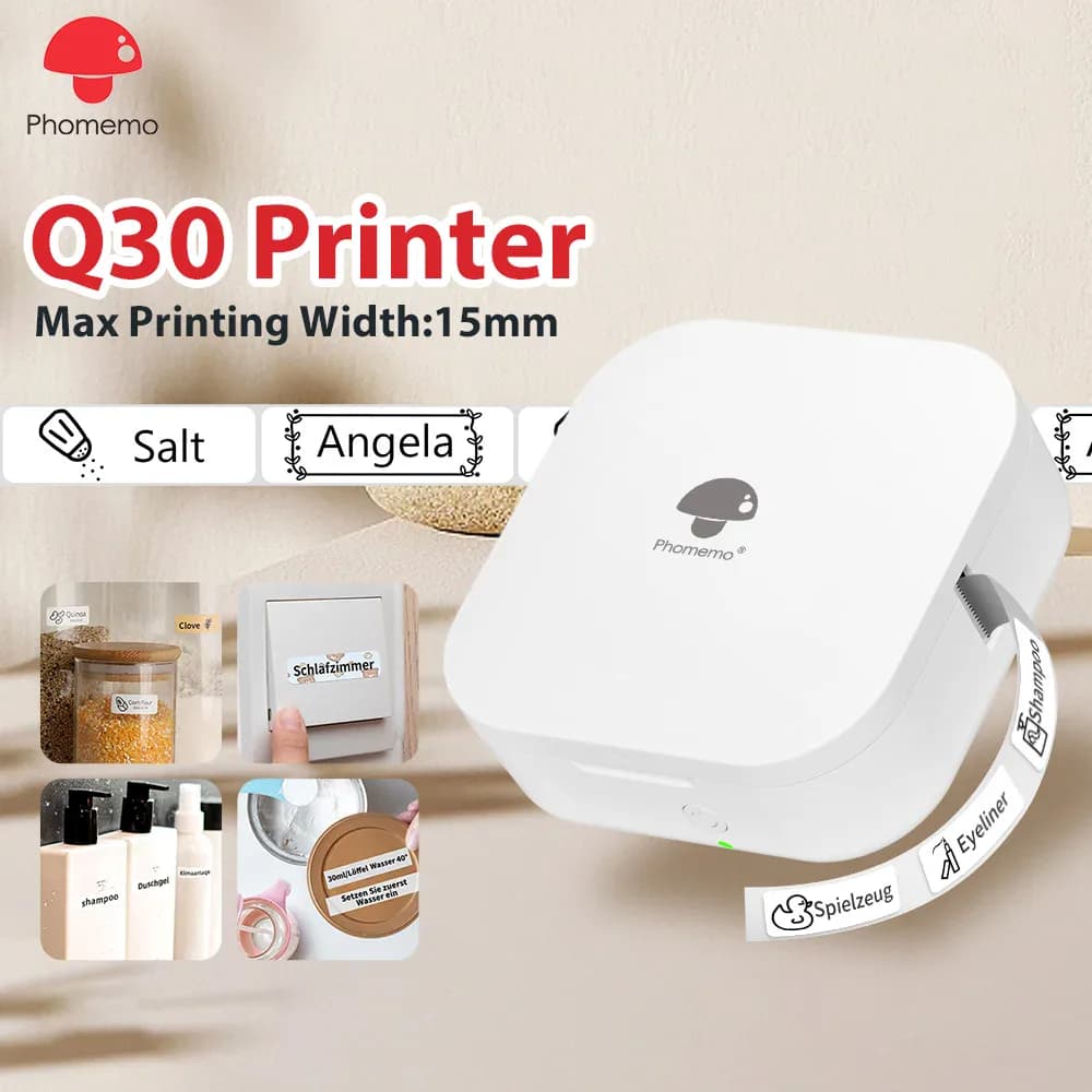 Imprimante d'étiquettes thermique Q30 Bluetooth