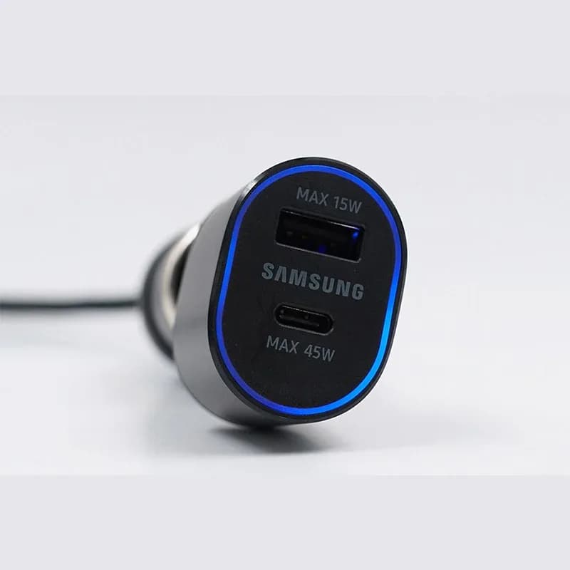 Chargeur de voiture USB-C 45W d'origine, câble de charge