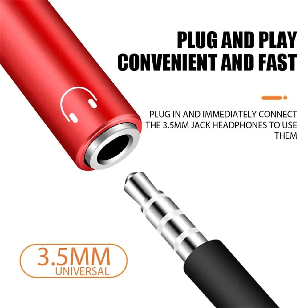 NNBILI-Adaptateur audio 2 en 1 USBC vers prise 3.5mm type C