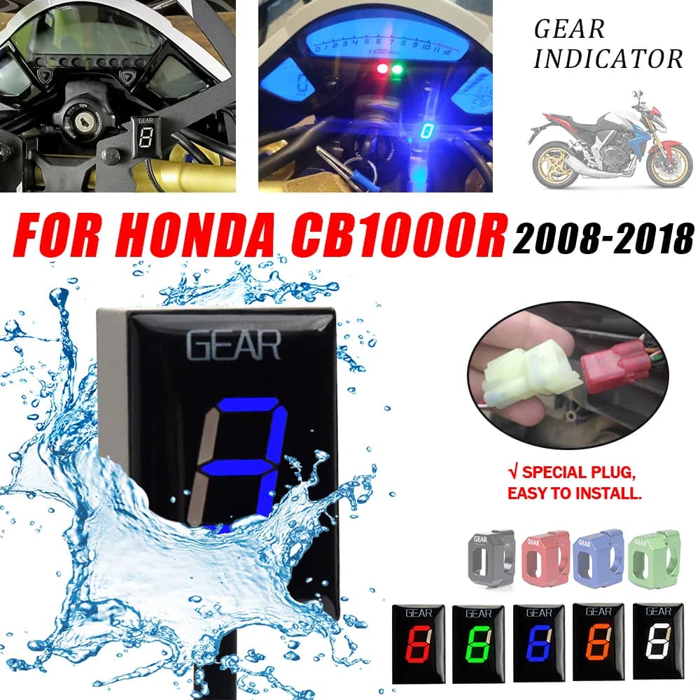 Compteur d'affichage de vitesse de moto, indicateur de