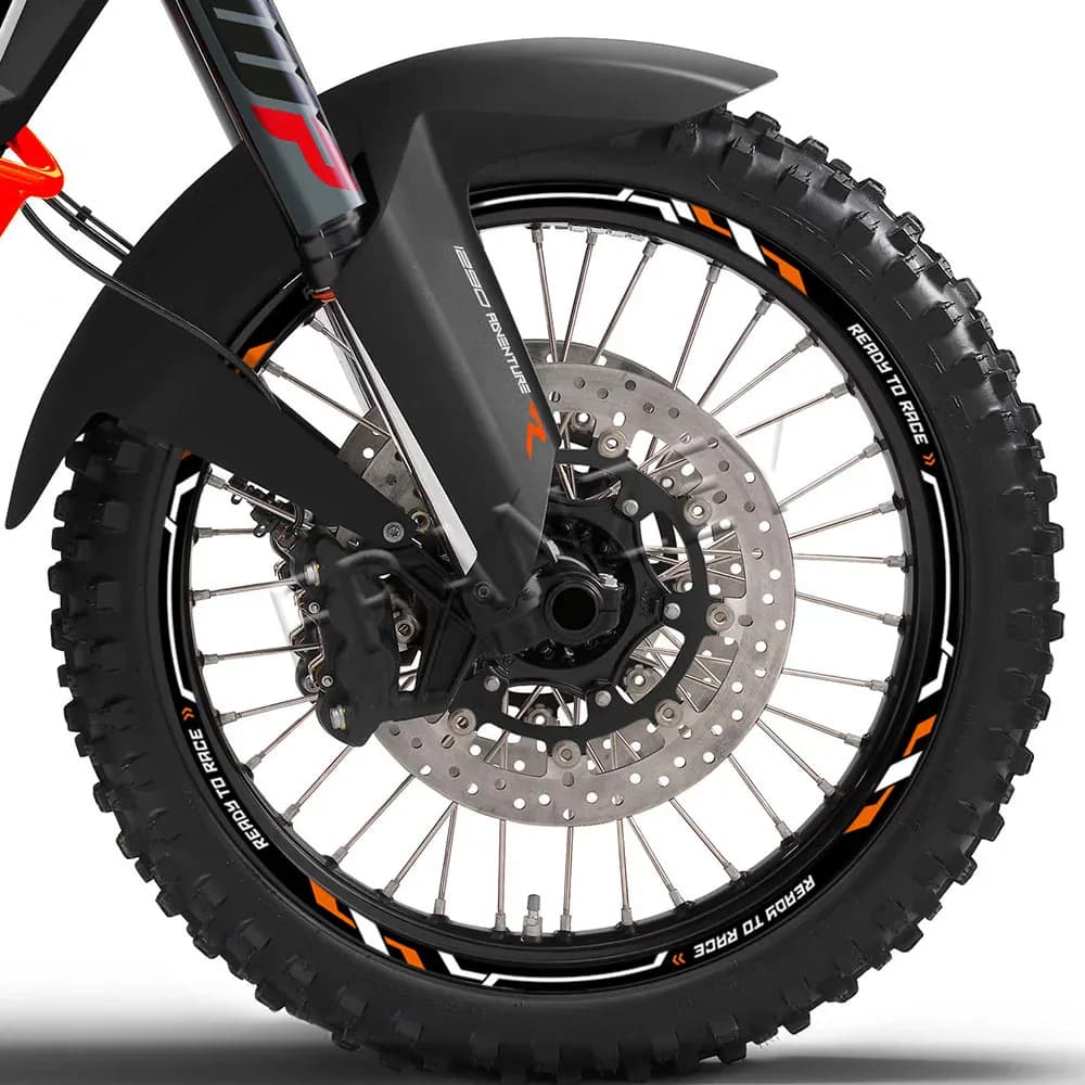 Autocollant réfléchissant pour roue de moto, autocollants