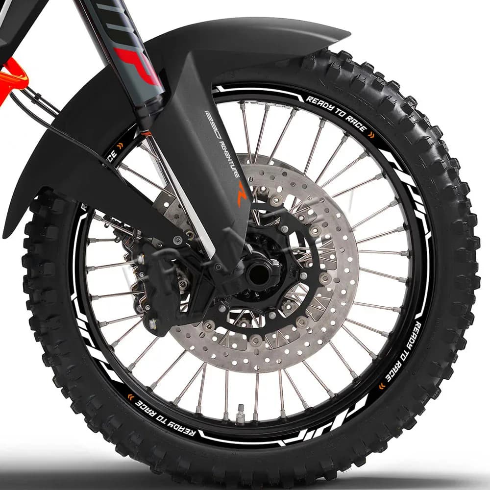 Autocollant réfléchissant pour roue de moto, autocollants