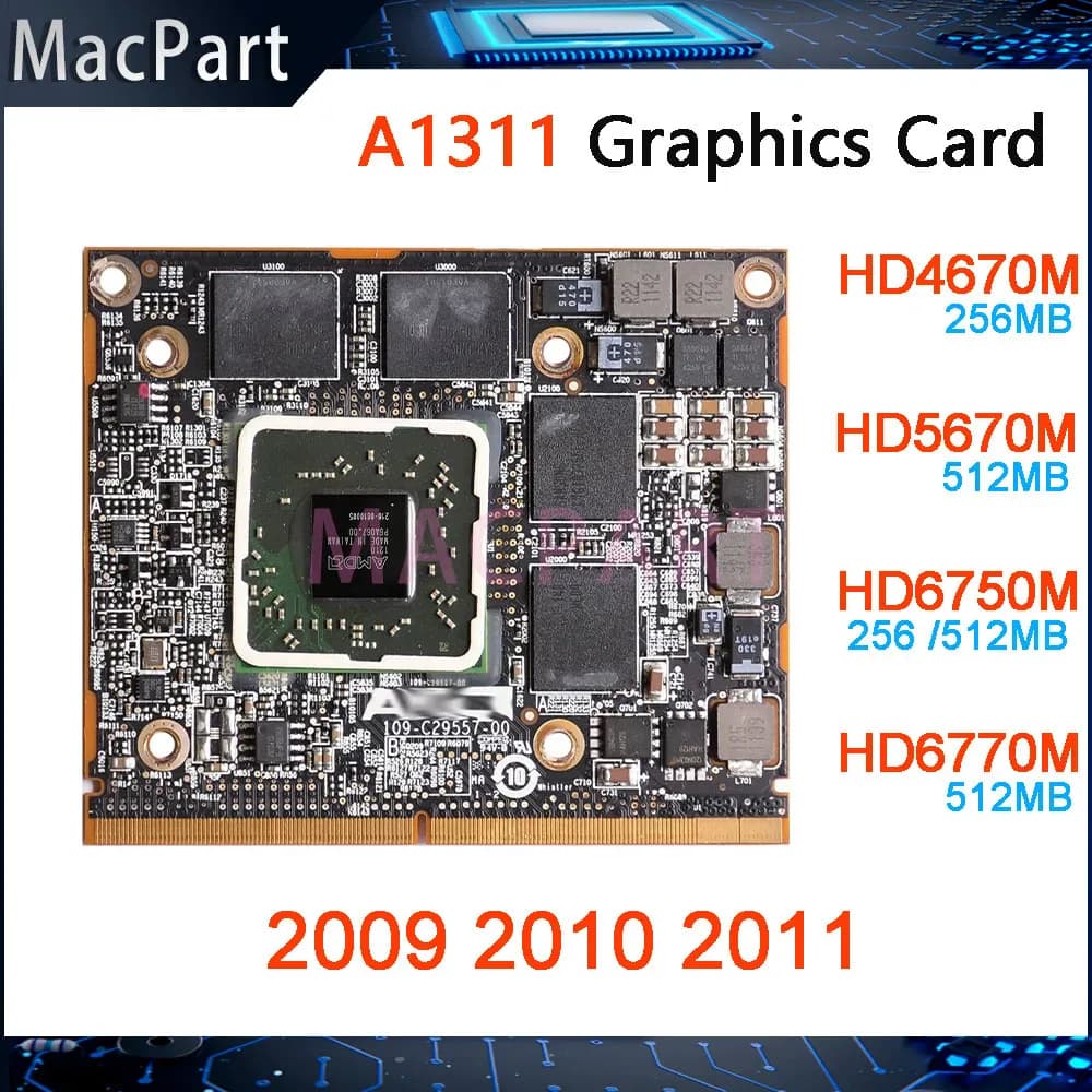 Carte graphique de remplacement pour iMac 21.5 A1311