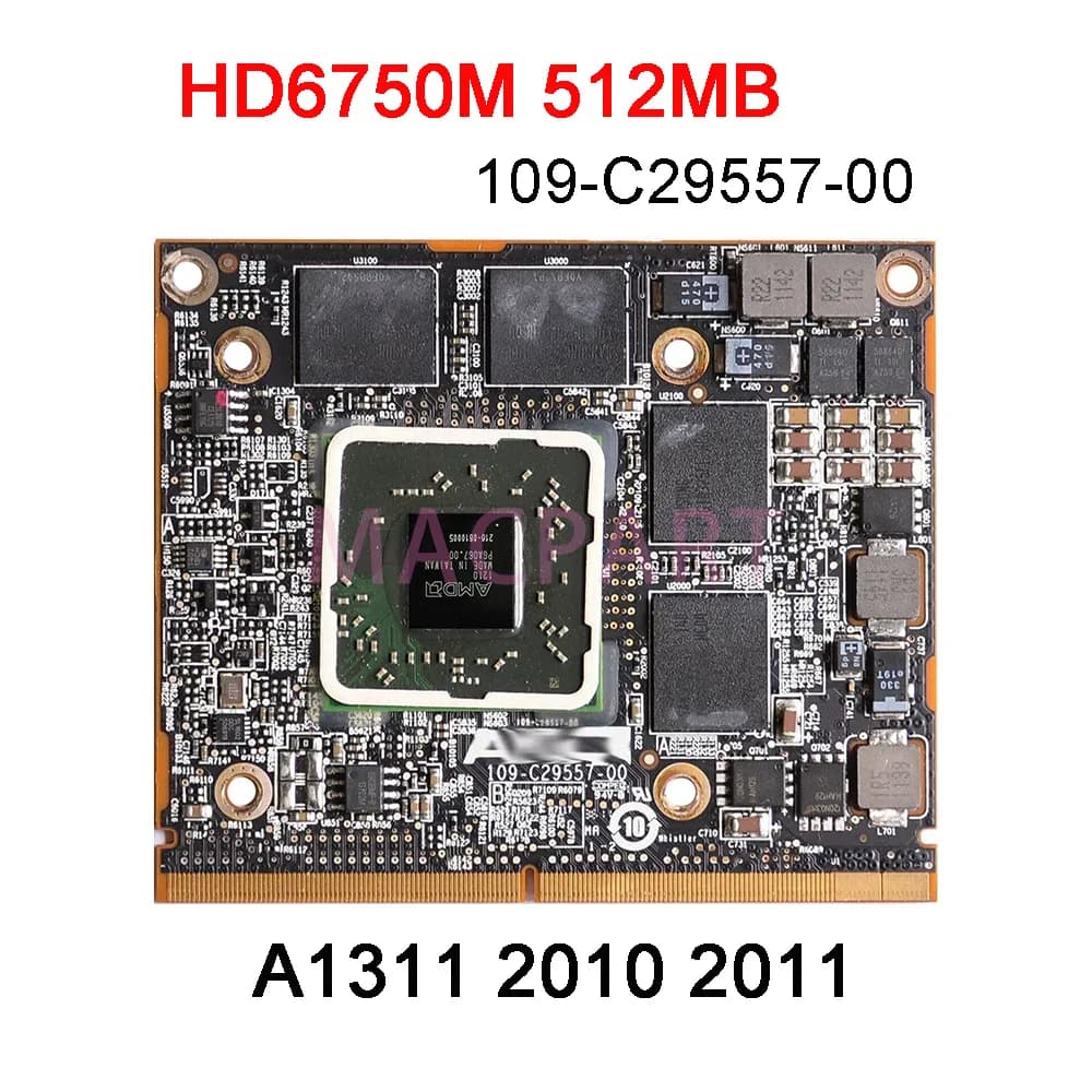 Carte vidéo originale HD4670M HD5670M HD6750M HD6770M 256