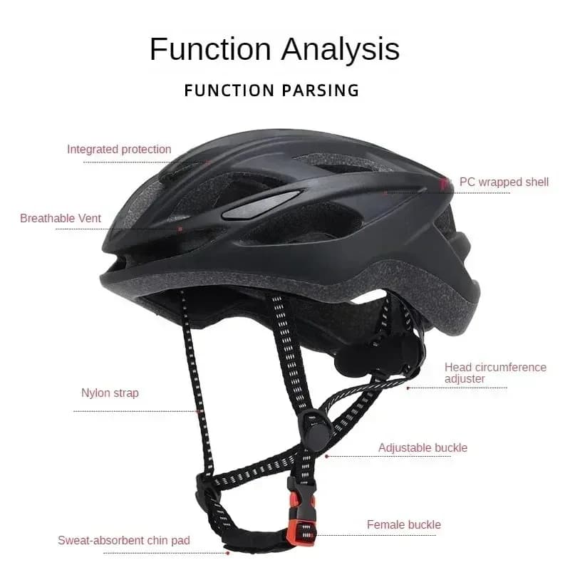Casque de vélo vtt extérieur ultraléger équitation casque