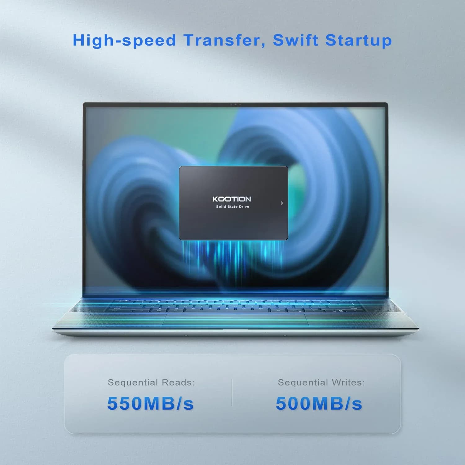 KOOTION Sata SSD 2 to 1 to 512GB 256GB 128GB SATA3 disque