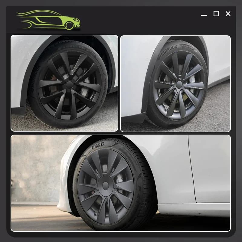 4 pièces conception pour TESLA modèle 3 2017-2023 18 pouces