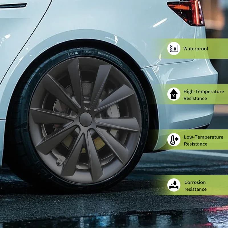 4 pièces conception pour TESLA modèle 3 2017-2023 18 pouces