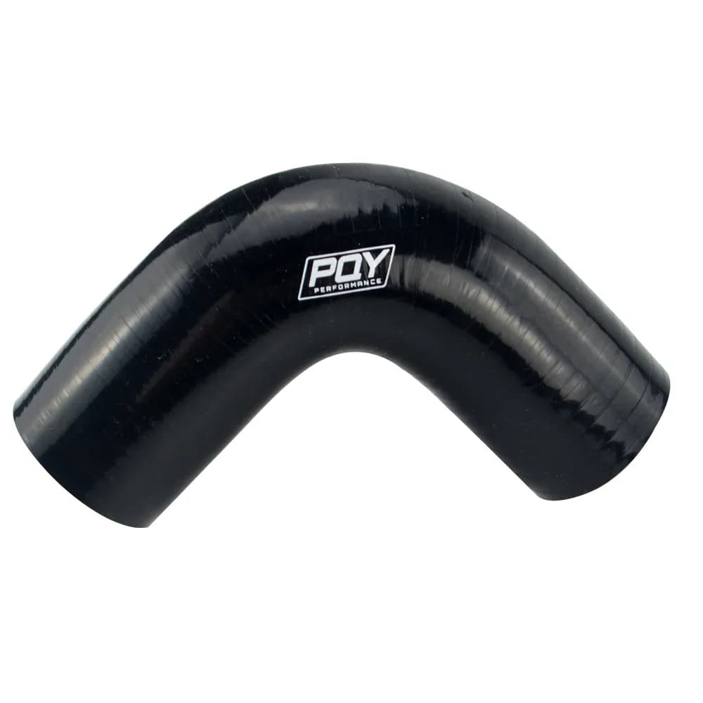 Tuyau coudé en Silicone noir bleu, 51mm / 63mm / 76mm /