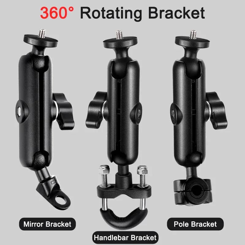 Support de caméra de vélo en métal pour moto, support de