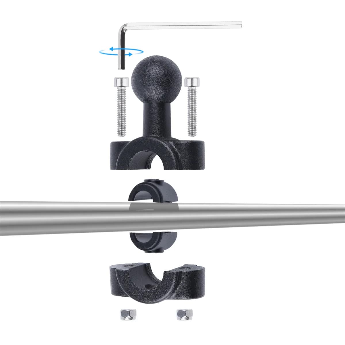 Support de caméra de vélo en métal pour moto, support de