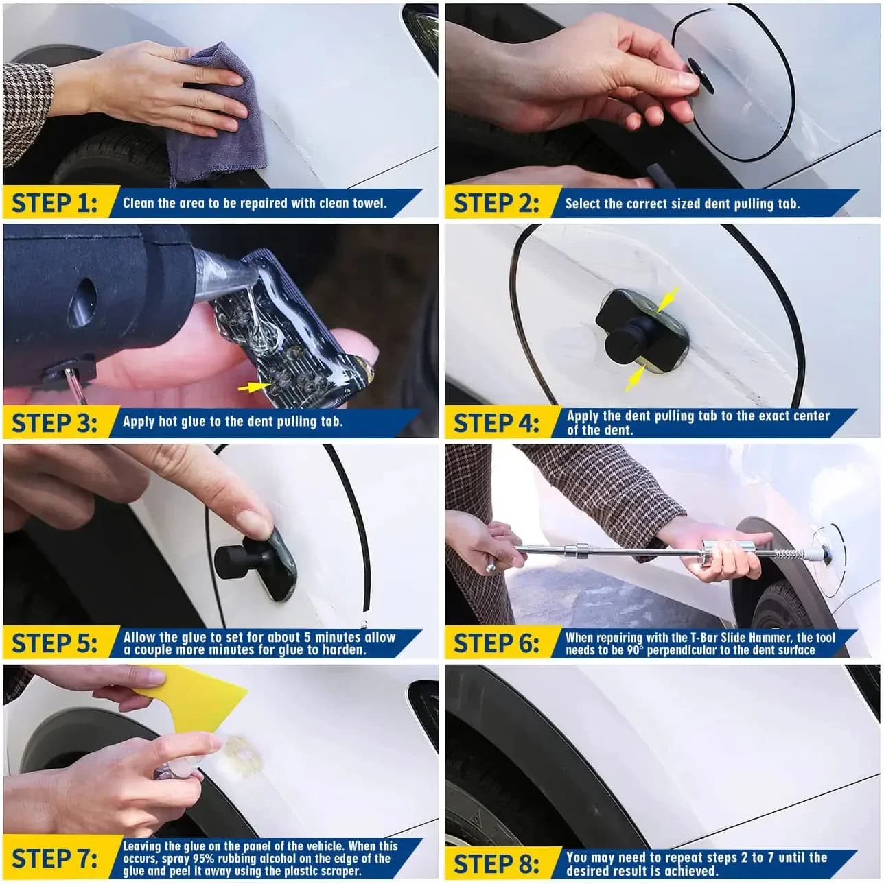 Super PDR outils de débosselage de voiture kits de