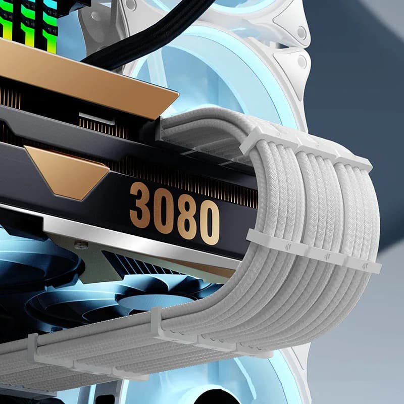 TEUCER 350mm ATX EPS PCI-E câble d'extension pour CPU GPU
