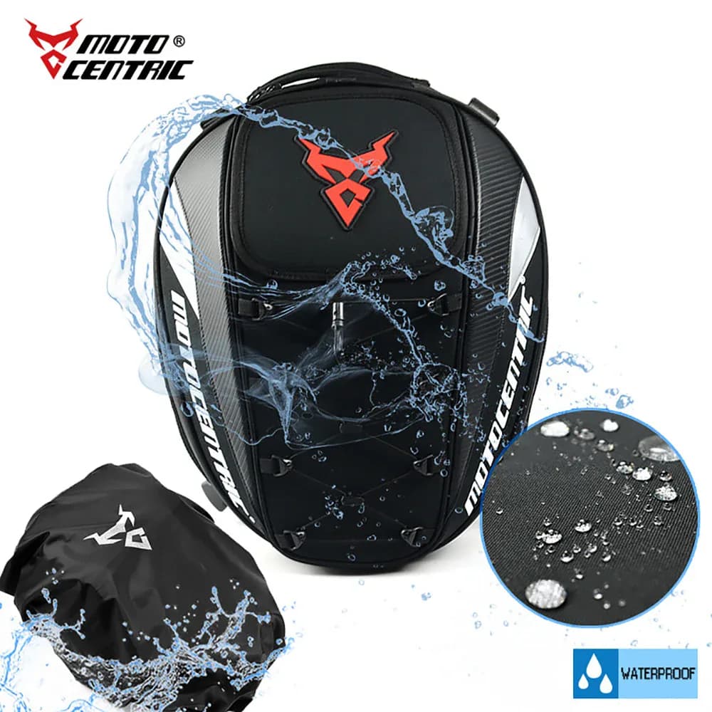MOTOCENTRIC-Sacs de siège arrière de moto, sac de queue
