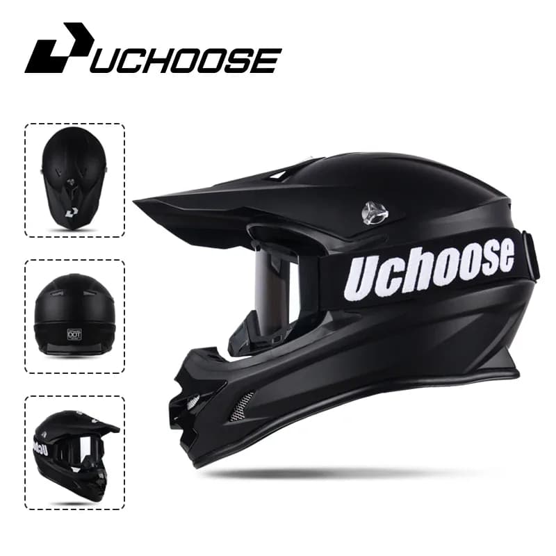 Casques DOT Motocross Kask Cross descente Soporte Casco