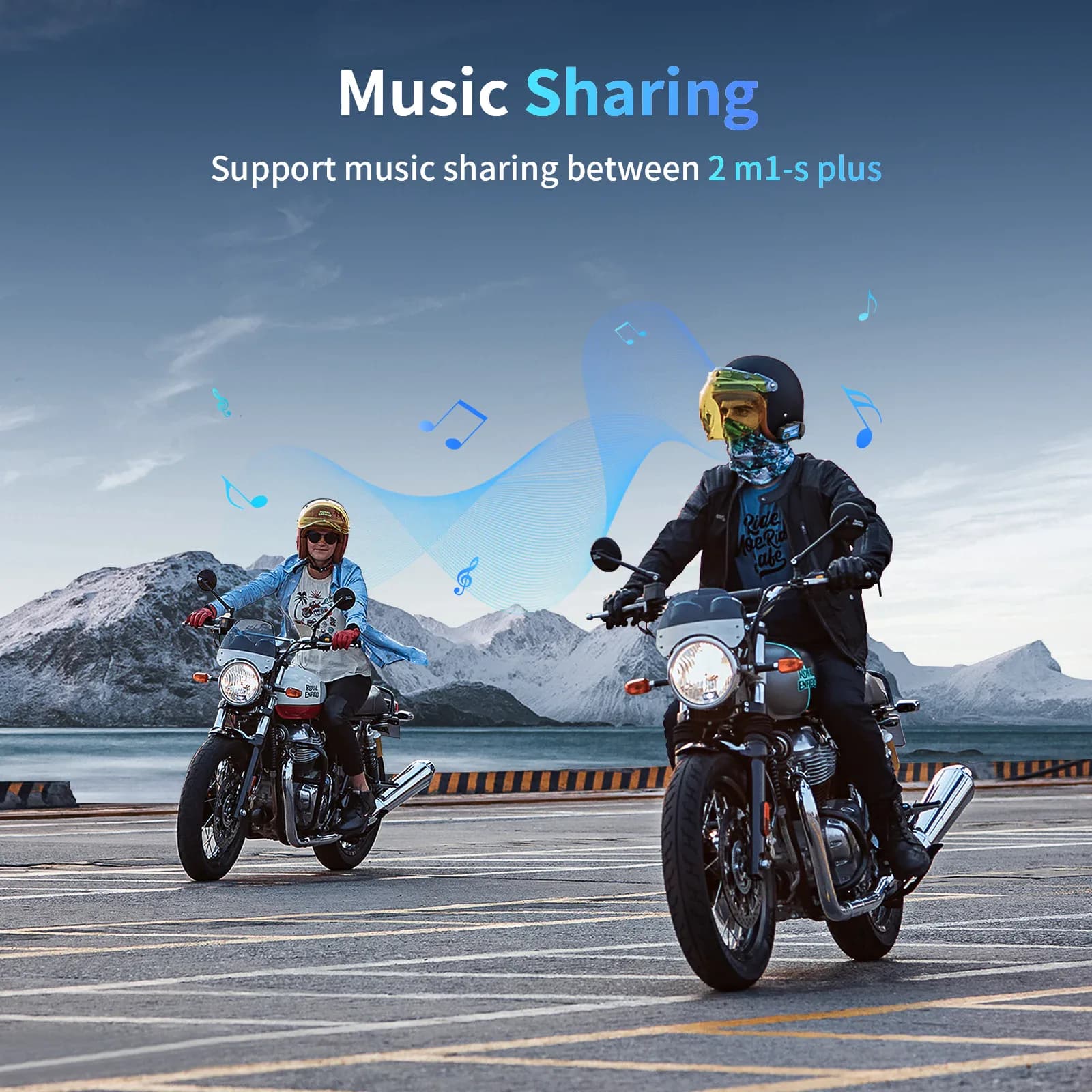 Fodsports M1-s Plus Helmet Intercom Motorcycle Bluetooth