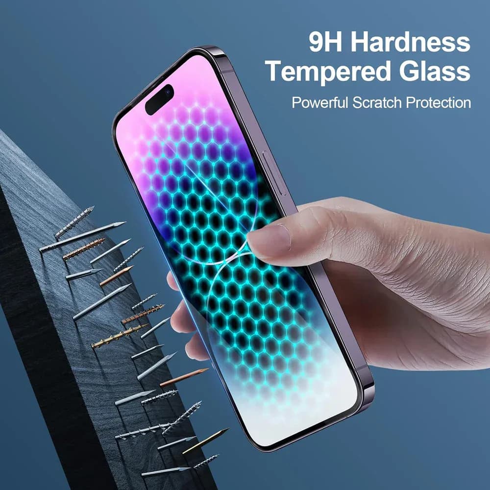 HD verre trempé pour iPhone 16 15 17 14 13 12 11 Pro Max