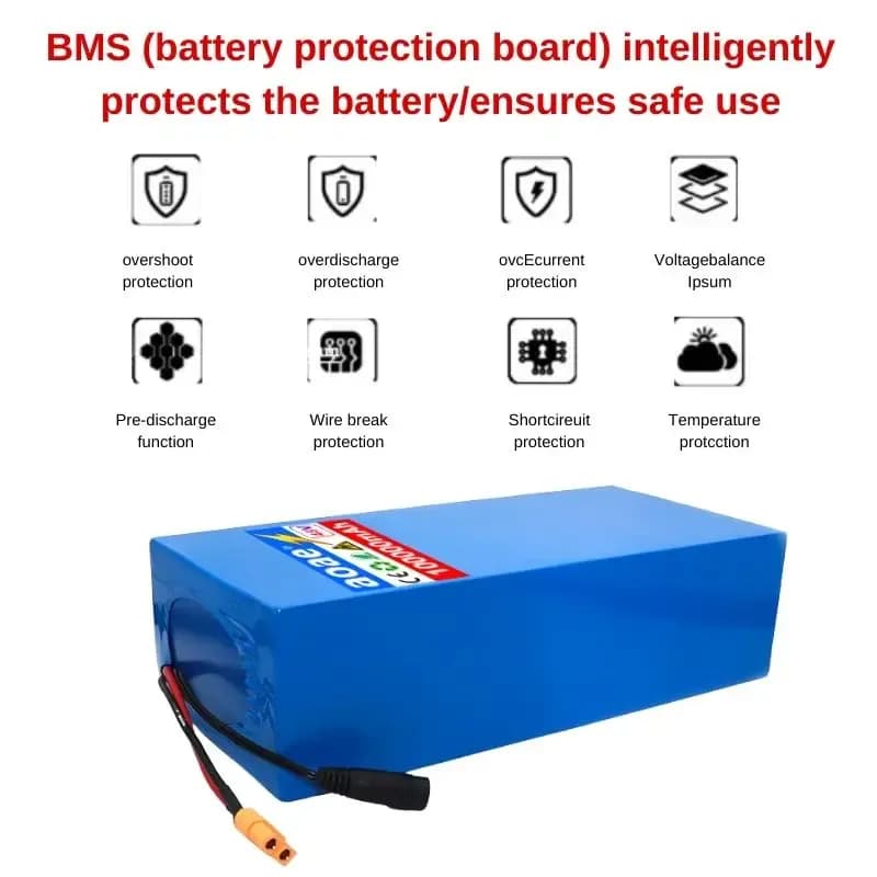 Pack de batteries au lithium d'origine 48V 13s6p, 48V