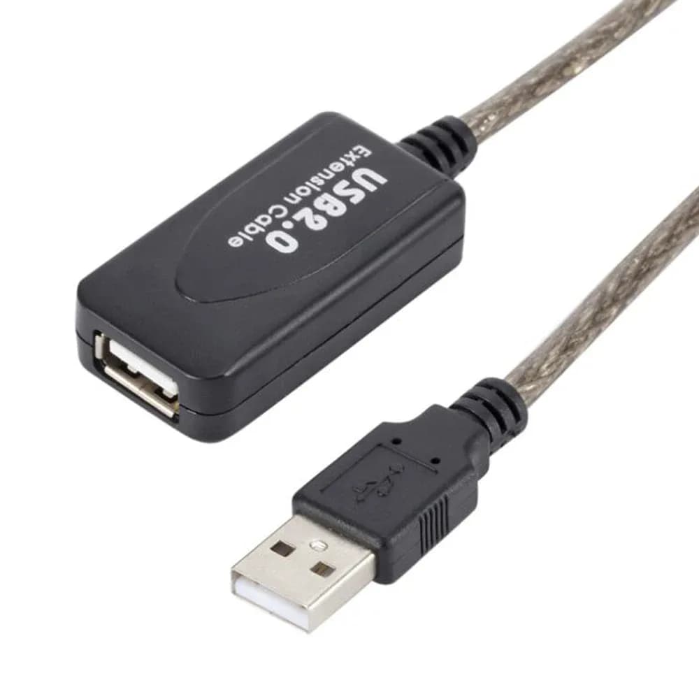 Câble d'extension USB 2.0 mâle à femelle, répéteur actif