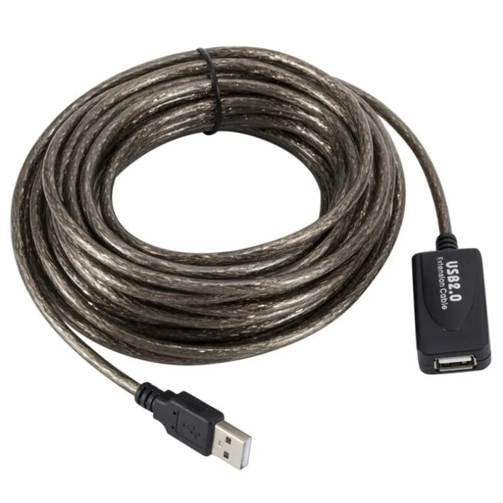 Câble d'extension USB 2.0 mâle à femelle, répéteur actif
