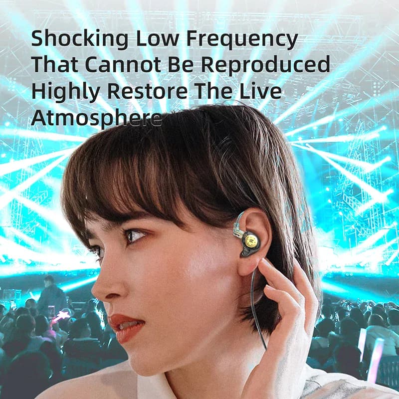 KZ EDX pro écouteurs basse dans l'oreille moniteur casque