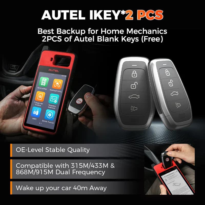 Promo Code: AEFR100  Autel-Programmateur de clé MaxiIM