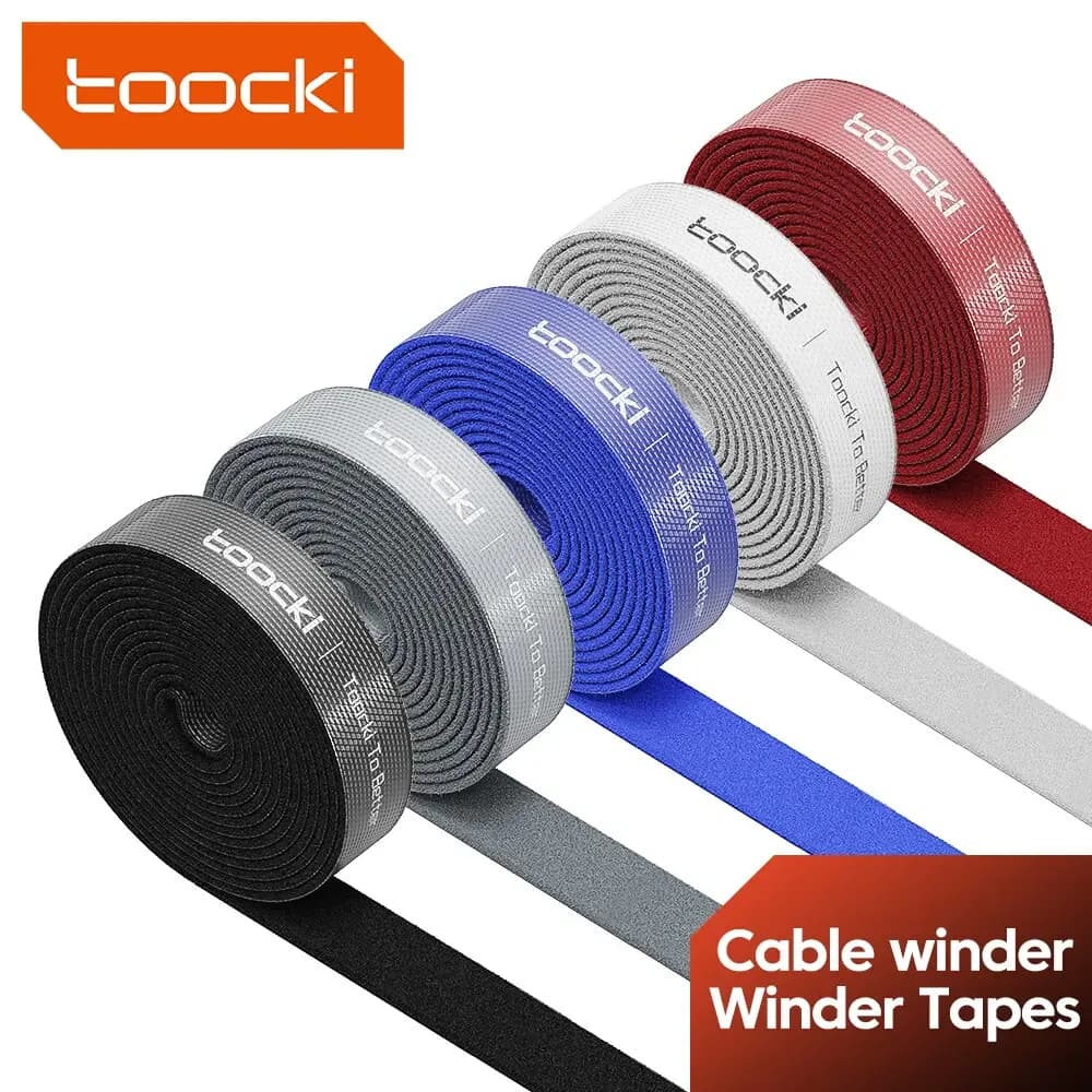 Rouleau de velcro à couper pour ranger les câbles