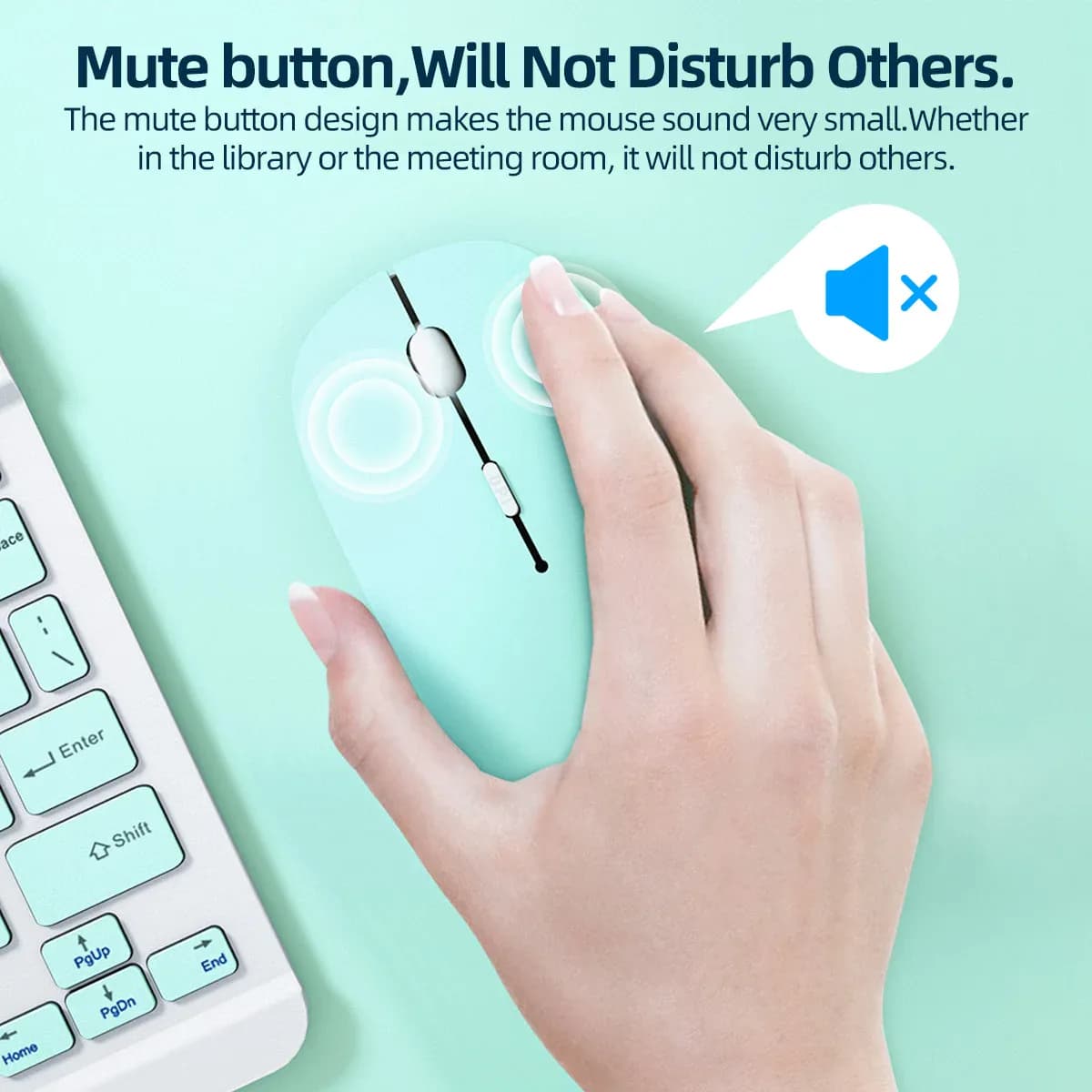 Souris Bluetooth pour iPad Samsung MatePad Lenovo MiPad