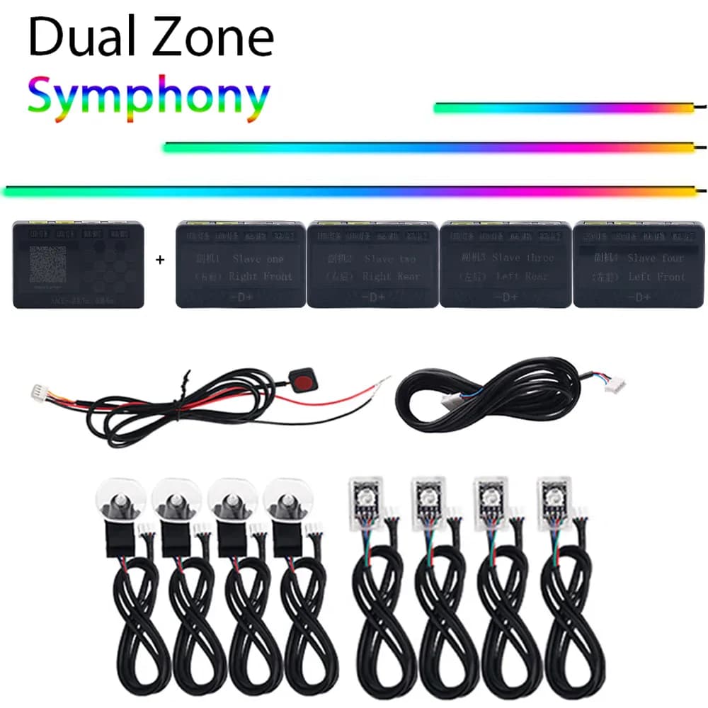 Banderole symphonique double Zone, accessoires de lumière