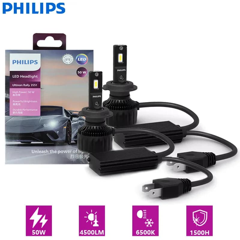 Philips-Ultinon Rally HIInter LED Lumière de voiture super