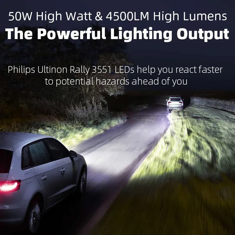 Philips-Ultinon Rally HIInter LED Lumière de voiture super