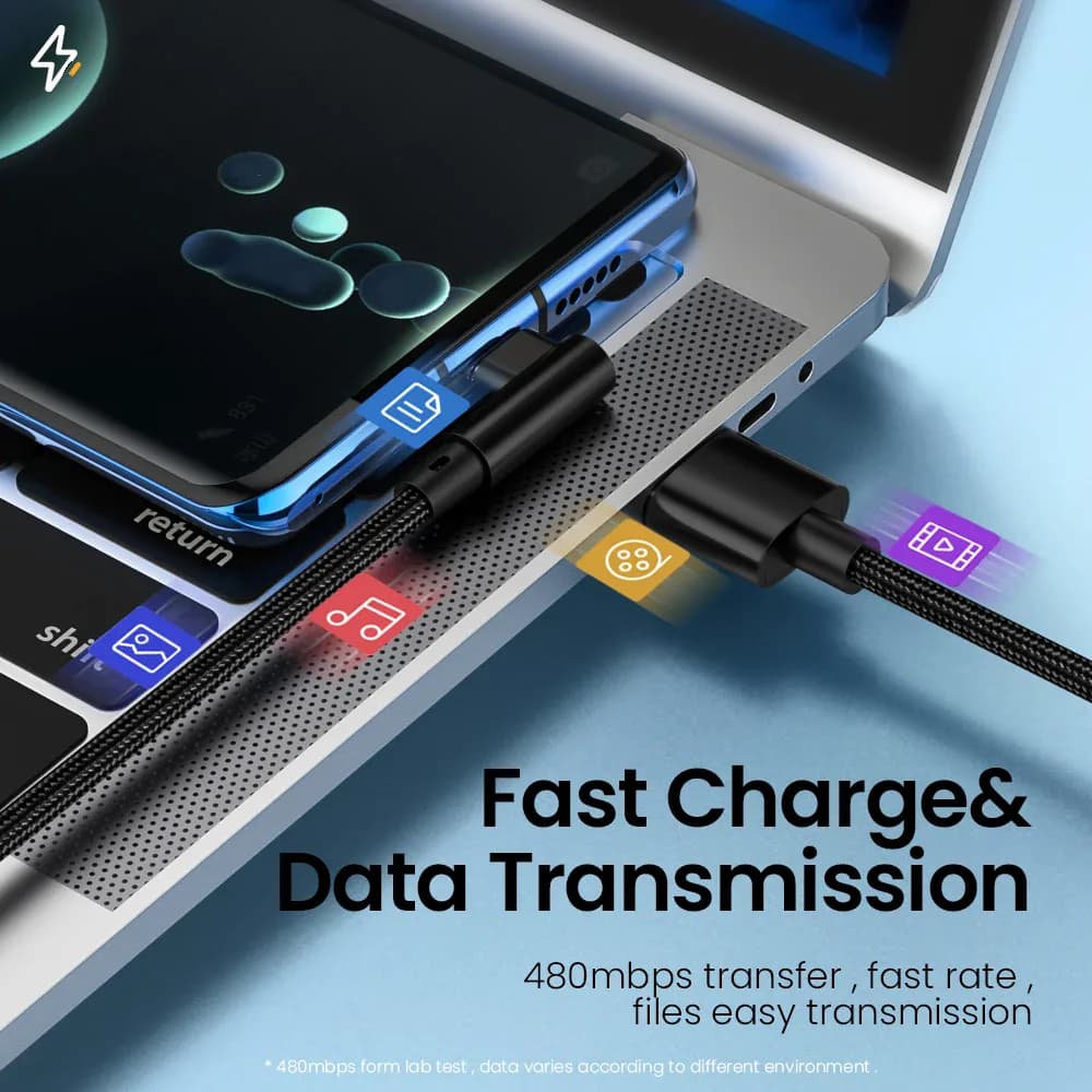 5A 45W TYPE C Câble de charge rapide USB pour Xiaomi 14 13