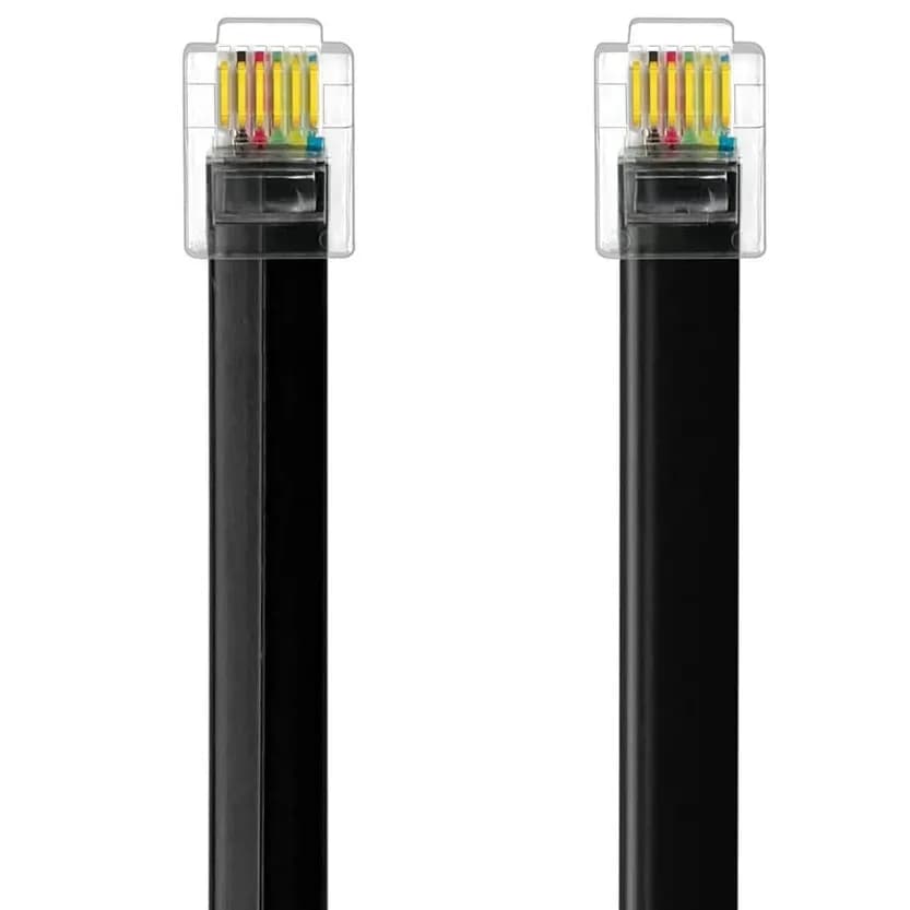 Câble de données RJ11 RJ12 6P6C, cordon de données