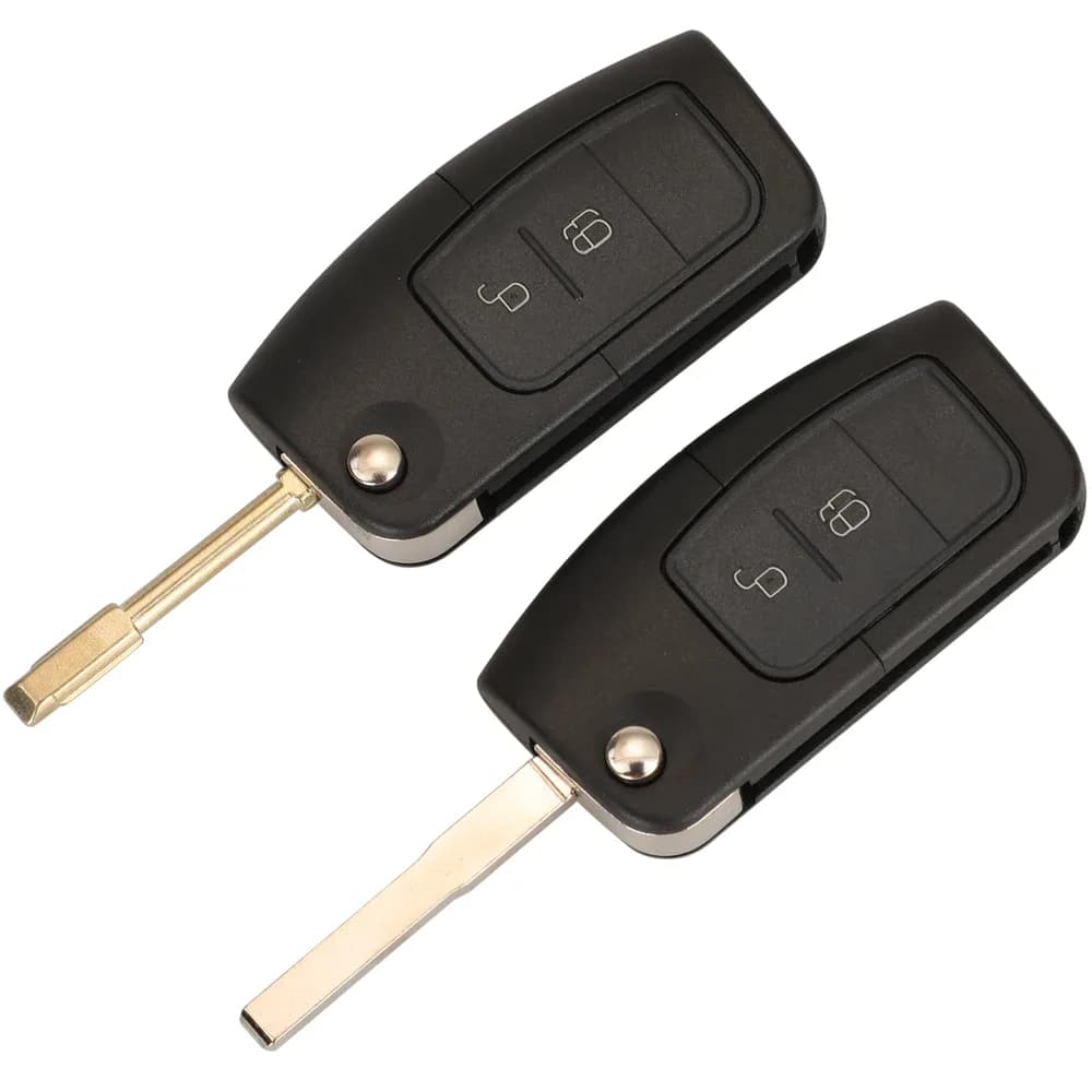 Jingyuqin 10 pièces/lot 3 bouton rabattable voiture clé