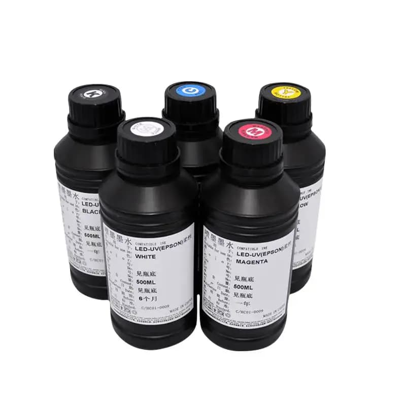 Bouteille d'encre UV LED de 500ML, pour Epson L800 L805