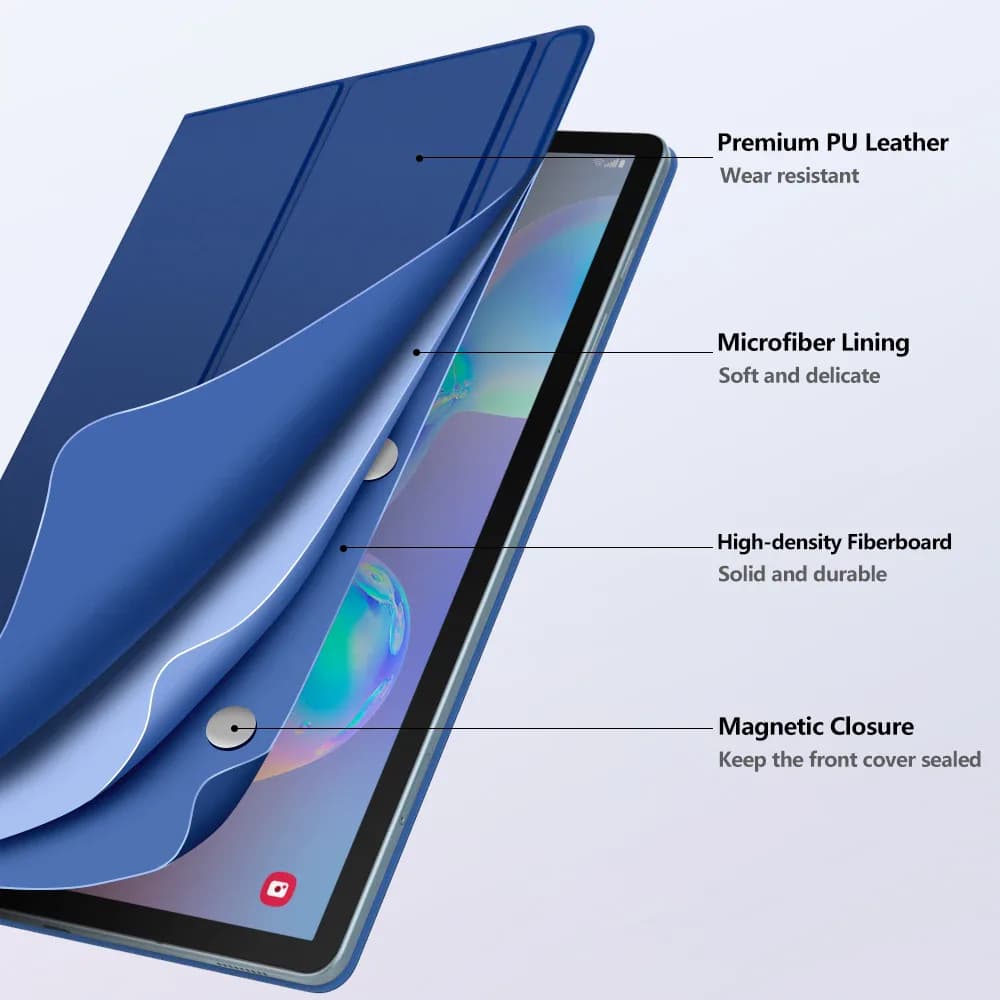 Étui Folio intelligent pour Samsung Galaxy Tab S6, housse
