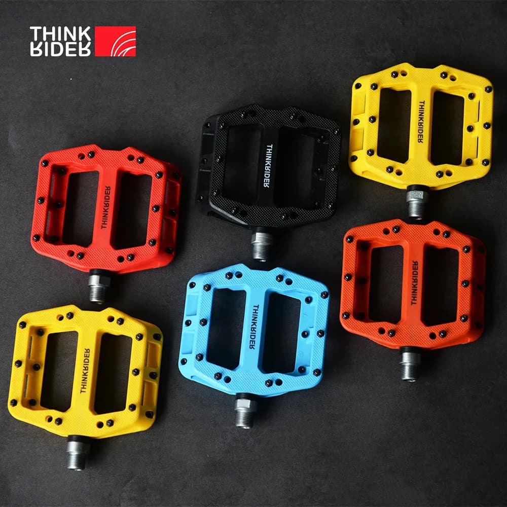ThinkRider pédales de vélo plates vtt route 3 roulements