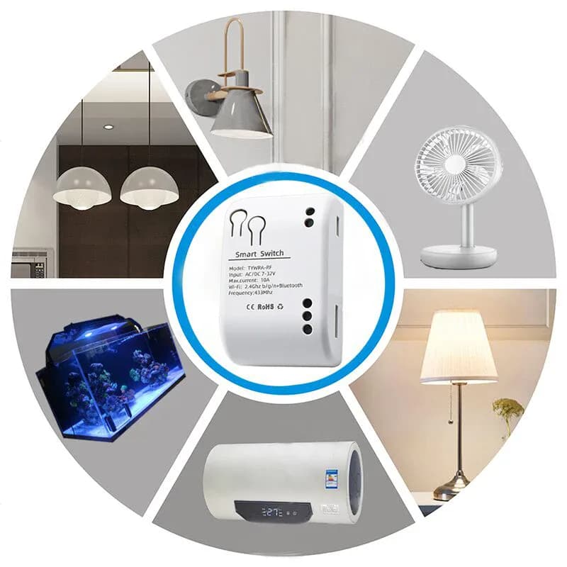 Commutateur wifi Tuya Smart Life DC 5V 12v 24v 32v 220v