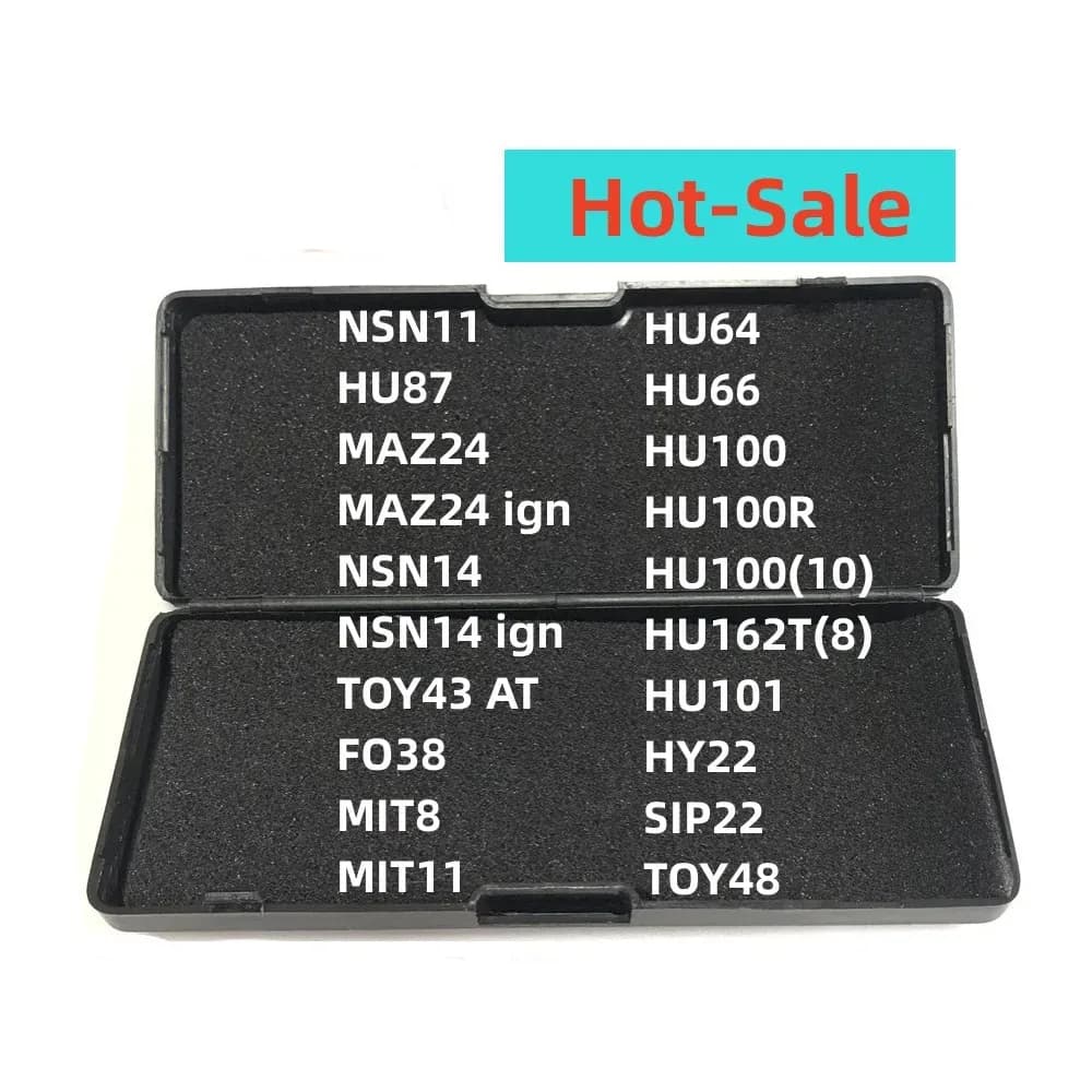 Lishi 2 en 1 NSN11 HU87 MAZ24 NSN14 TOY43AT FO38 MIT8 HU64